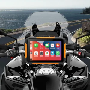 5 Inch Wireless Android Auto & Carplay Latest model for Motorcycle GPS Navigation Screen Waterproof  Displayer with Youtube