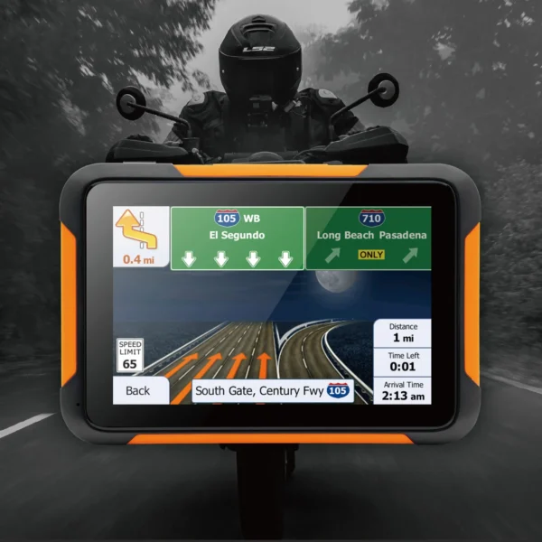 5 Inch Wireless Android Auto & Carplay Latest model for Motorcycle GPS Navigation Screen Waterproof  Displayer with Youtube - Image 4