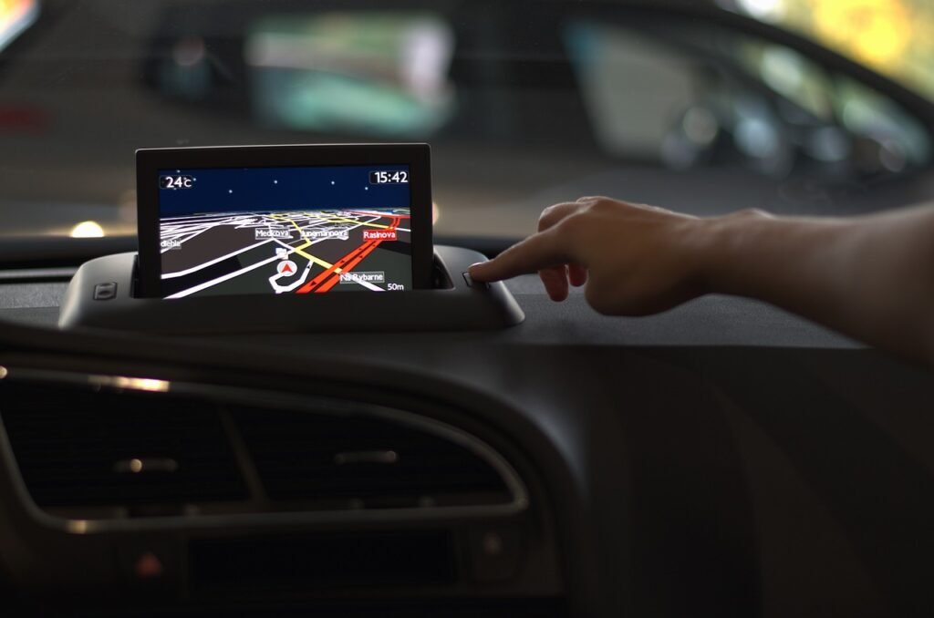navigation, car, cockpit